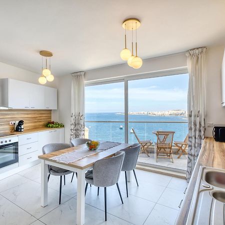Blu Mar Sea View Apartments St. Paul's Bay Bagian luar foto