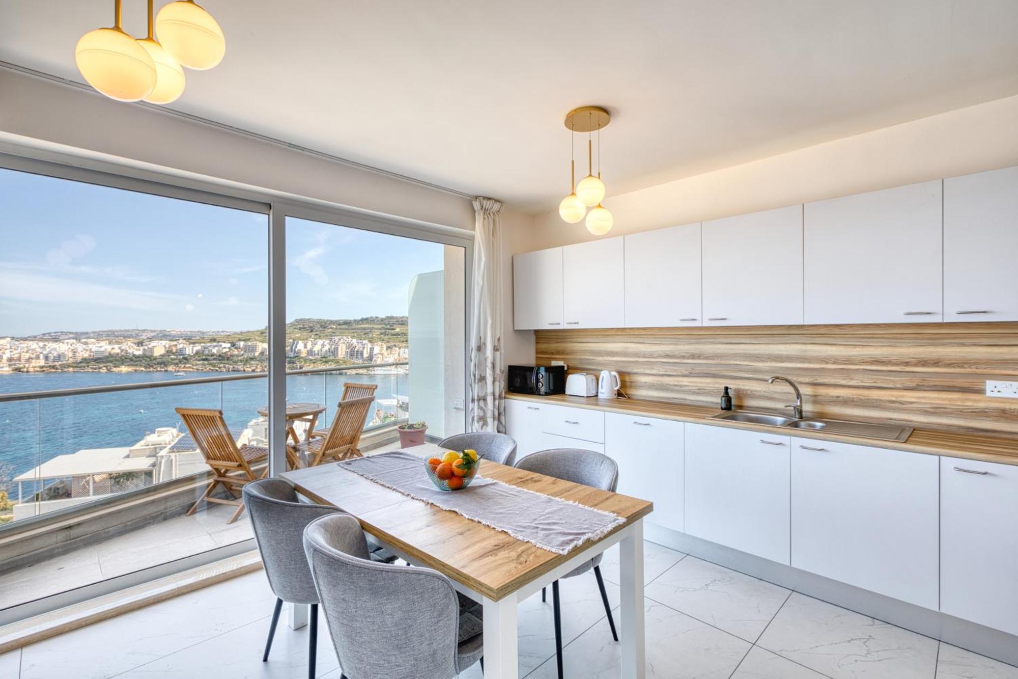 Blu Mar Sea View Apartments St. Paul's Bay Bagian luar foto