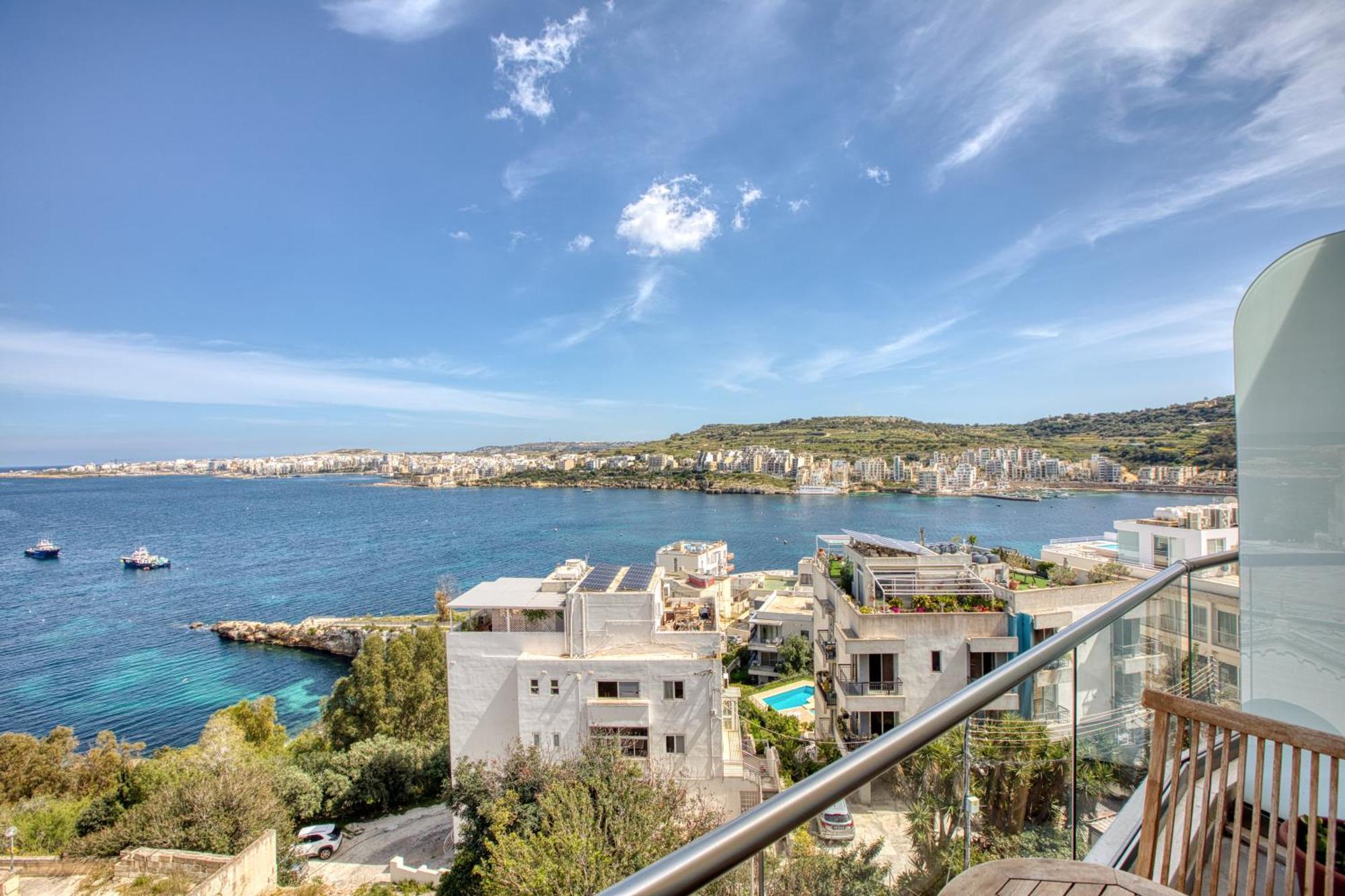 Blu Mar Sea View Apartments St. Paul's Bay Bagian luar foto