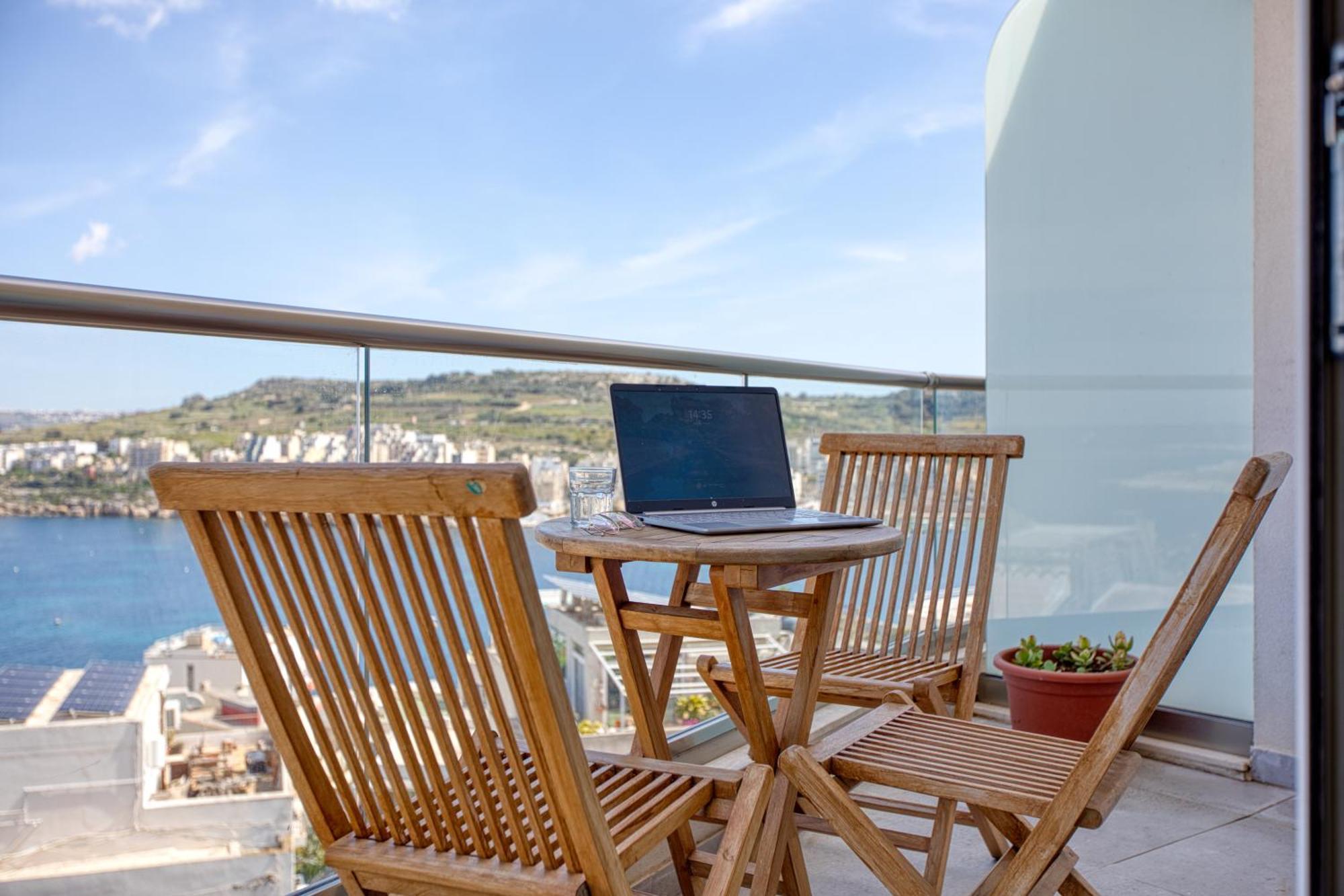 Blu Mar Sea View Apartments St. Paul's Bay Bagian luar foto